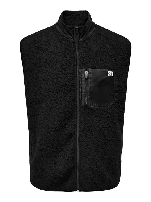 Only & Sons Vest 'JUST'  sort / hvid