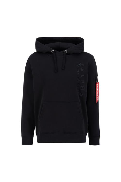 ALPHA INDUSTRIES Pullover  rød / sort / hvid