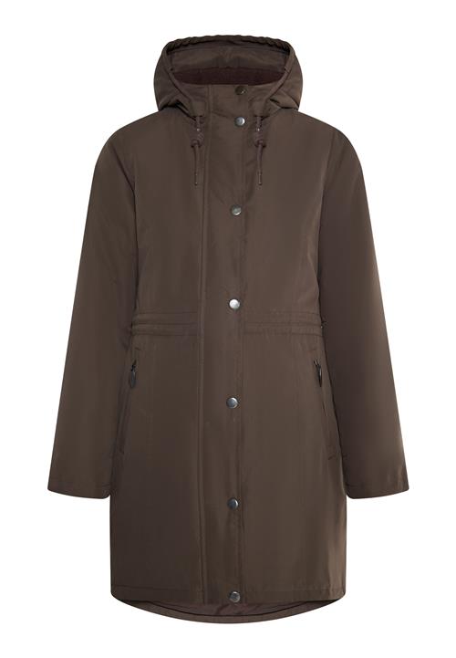 usha BLUE LABEL Overgangsjakke 'Fenia'  mørkebrun