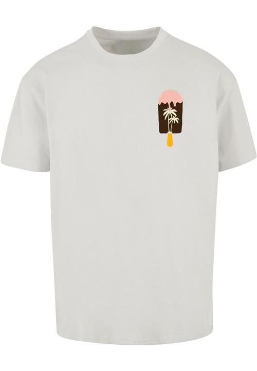 Merchcode Bluser & t-shirts 'Summer - Icecream'  lysegrå / abrikos / mørkeorange / sort