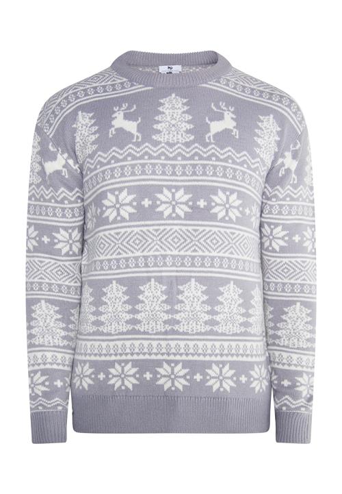 MO Pullover 'Mimo'  grå / hvid