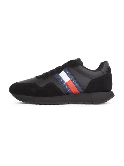 Tommy Jeans Sneaker low 'Essential'  mørkeblå / lys rød / sort / hvid