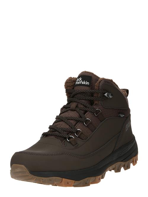 JACK WOLFSKIN Boots 'EVERQUEST'  mørkebrun / grå