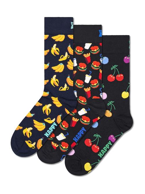 Happy Socks Sokker 'Classic Banana'  navy / gul / grøn / rød