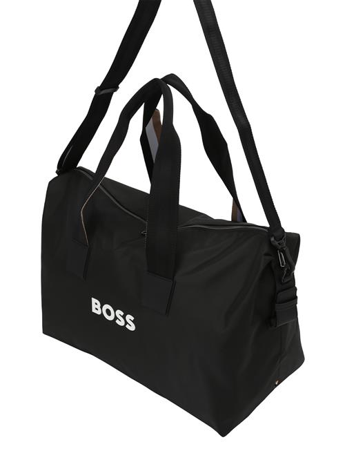BOSS Rejsetaske 'Catch 3.0 Holdall'  sort / hvid