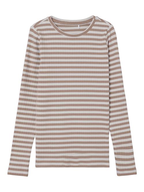 NAME IT Bluser & t-shirts 'Suraja'  lysebrun / offwhite