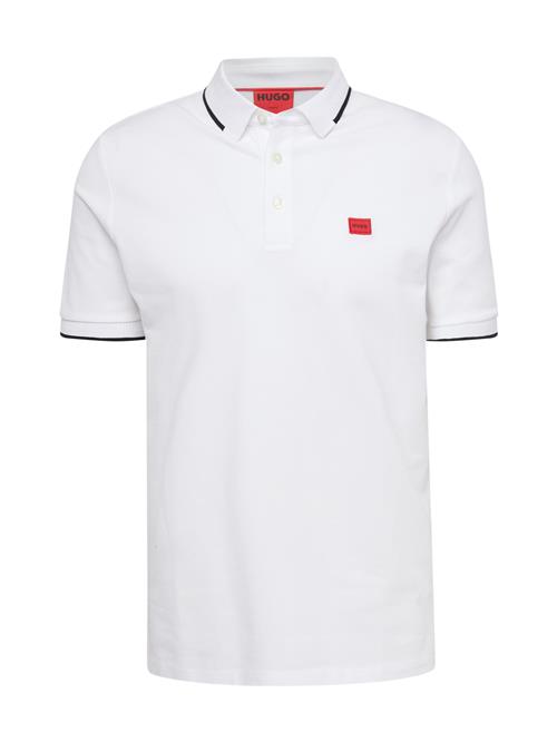 HUGO Bluser & t-shirts  brandrød / sort / offwhite