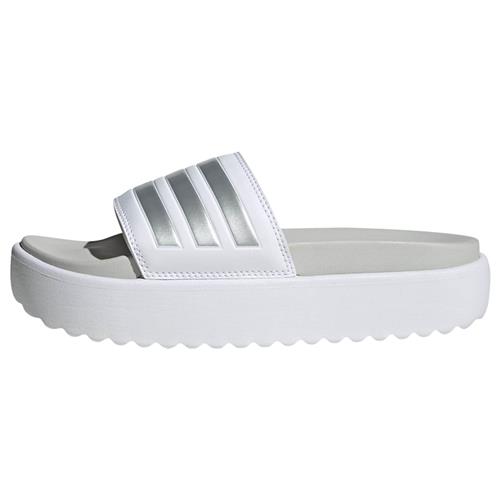 ADIDAS PERFORMANCE Strand-/badesko 'Adilette'  sølv / hvid