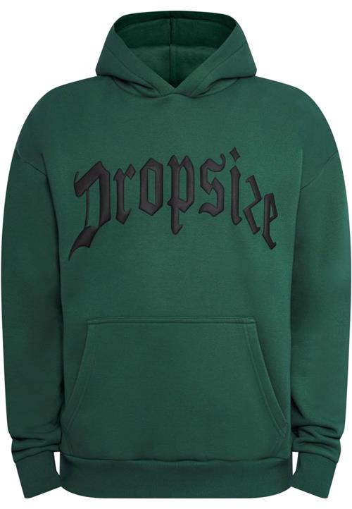 Dropsize Sweatshirt  mørkegrøn / sort