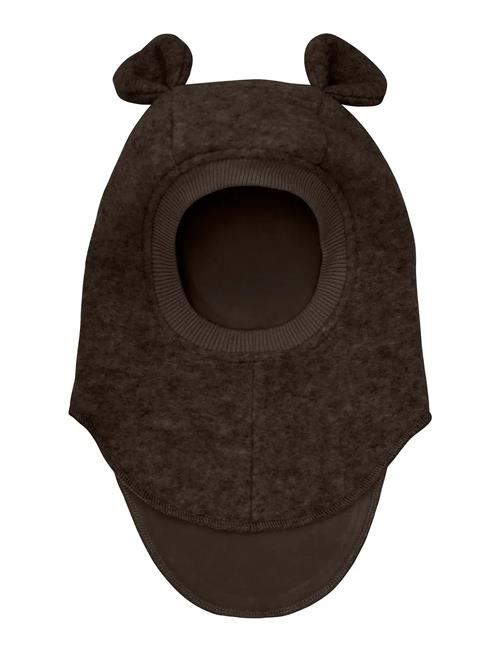 Balaclava Ears Wool Huttelihut Brown