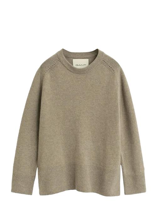 Soft Wool Lounge C-Neck GANT Beige