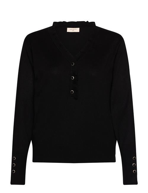 Pullover From Freequent In A Soft, Fine-Knit Material. The Pullover Has A Simple FREE/QUENT Black