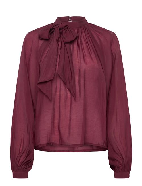 Cmtilly-Blouse Copenhagen Muse Burgundy