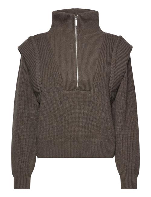 Cmyari-Pullover Is A Long Sleeved Pullover In A Premium Material With A Loose Fi Copenhagen Muse Khaki