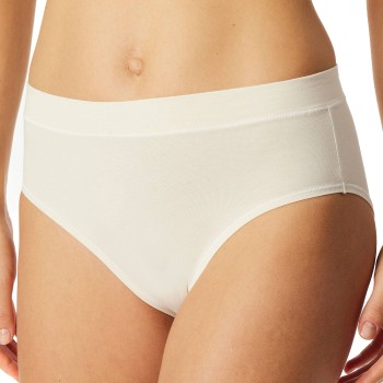 Schiesser Trusser Unique Cotton Rio Brief Elfenben bomuld Small Dame