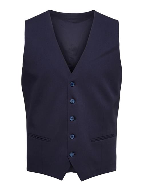 SELECTED Jakkesætsvest  mørkeblå