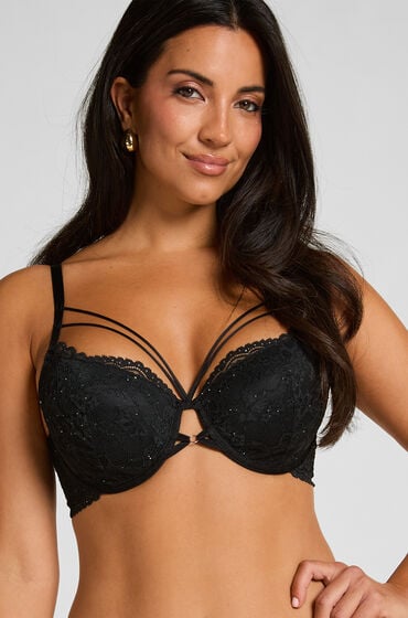 Hunkemöller Sabrina vatteret demi-bh Sort