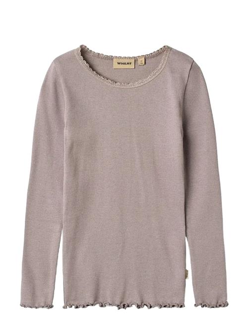 Rib T-Shirt L/S Reese Wheat Purple