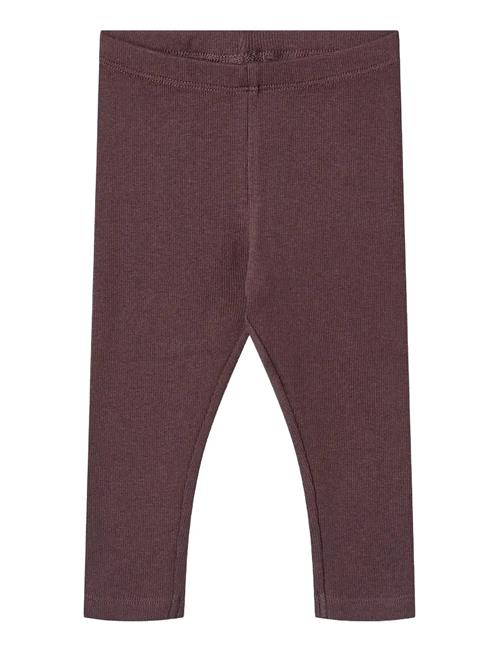 Rib Leggings Maddy Wheat Brown