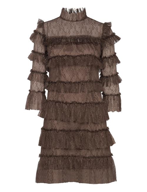 Carmine Mini Dress Malina Brown