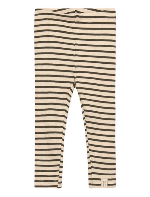 Legging Modal Striped Petit Piao Beige