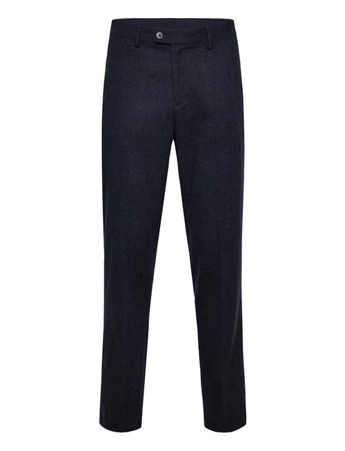 Flannel Wool Blend Formal Pant Lindbergh Navy