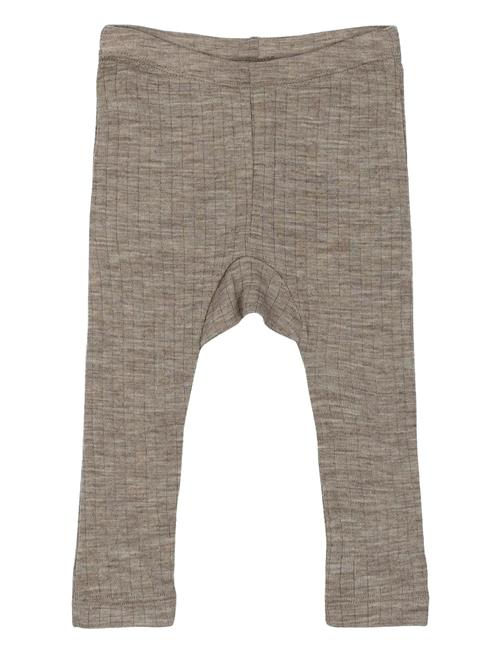 Merino Wool Legging Mikk-line Brown