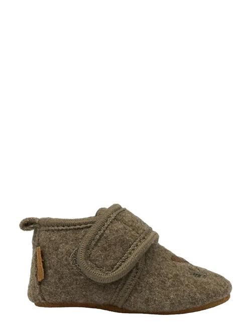 Prewalker Wool Embroidery Mikk-line Khaki