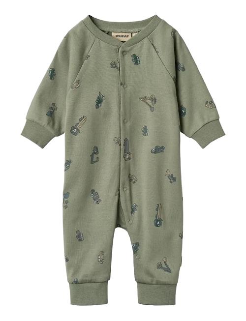 Jumpsuit L/S Lou Wheat Green