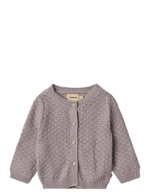 Knit Cardigan Magnella Wheat Purple