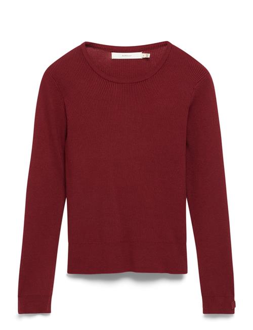 Leenahiw Ls Blouse InWear Burgundy