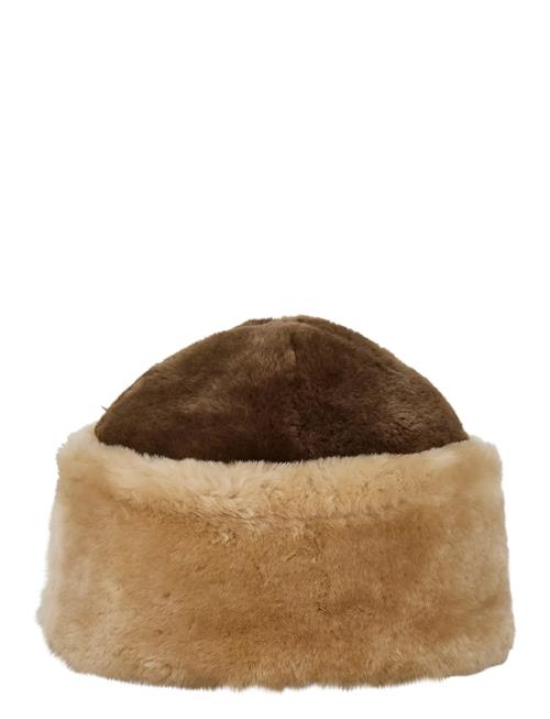 Doras Shearling Hat Becksöndergaard Brown