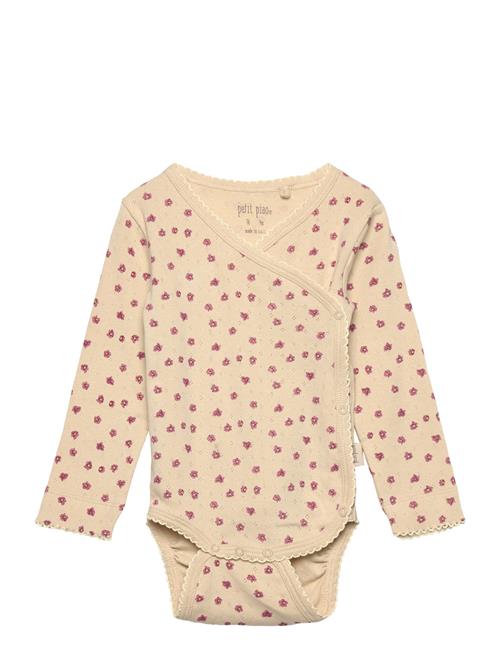 Ppdia Body L/S Fold Pointel Noos Petit Piao Beige