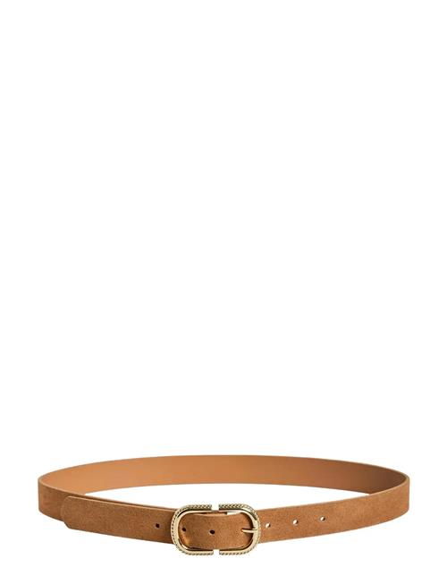 Pclinda Suede Jeans Belt Kca Pieces Brown