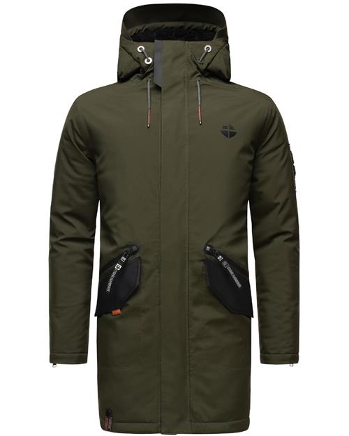 STONE HARBOUR Vinterparka 'Ragaan'  oliven / sort