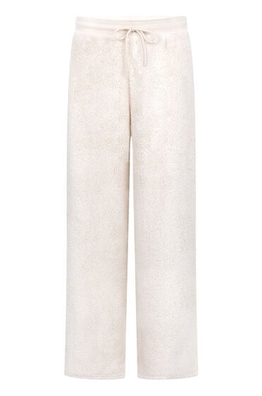 Hunkemöller CARDIGAN LS BRUSHED JERSEY RIB hvid