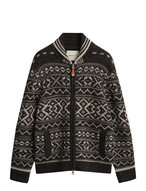 Jacquard Cardigan GANT Patterned