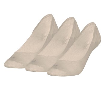 Calvin Klein Strømper 3P Ballerina Socks for Woman Beige Str 39/42 Dame