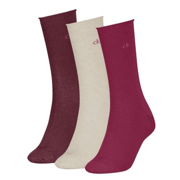 Calvin Klein Strømper 3P Classic Socks For Women Flerfarvet Str 39/42 Dame