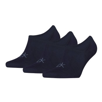 Calvin Klein Strømper 3P Footie Men Socks High Cut Navy Str 43/46 Herre