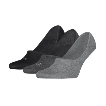 Calvin Klein Strømper 3P Footie Socks For Men Grå Str 43/46 Herre