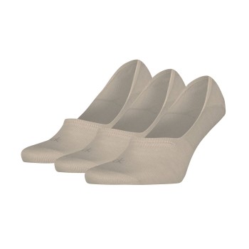 Calvin Klein Strømper 3P Footie Socks For Men Beige Str 43/46 Herre
