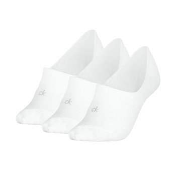 Calvin Klein Strømper 3P Footie Socks For Women Hvid Str 39/42 Dame
