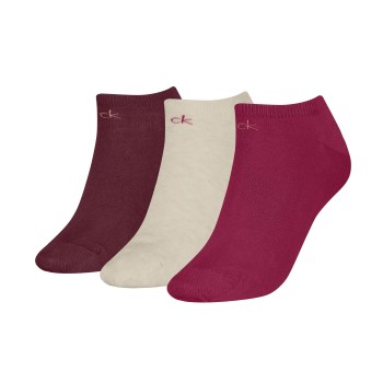 Calvin Klein Strømper 3P Sneaker Socks For Women Flerfarvet Str 35/38 Dame
