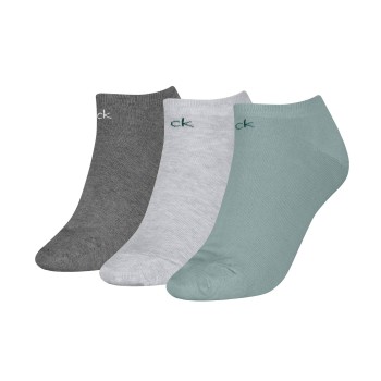 Calvin Klein Strømper 3P Sneaker Socks For Women Flerfarvet-2 Str 39/42 Dame