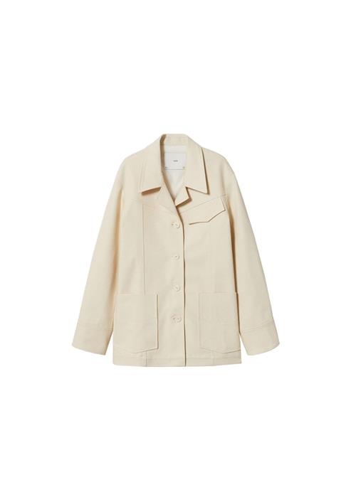 MANGO Overgangsjakke  lysebeige