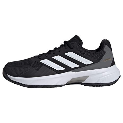 ADIDAS PERFORMANCE Sportssko 'CourtJam Control 3'  mørkegrå / sort / hvid