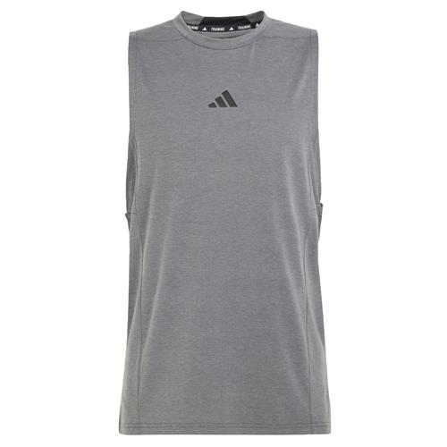 ADIDAS PERFORMANCE Funktionsskjorte 'Designed for Training'  grå / sort