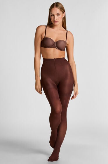 Hunkemöller Strømpebukser 40 Denier Total Lift & Shape Brown