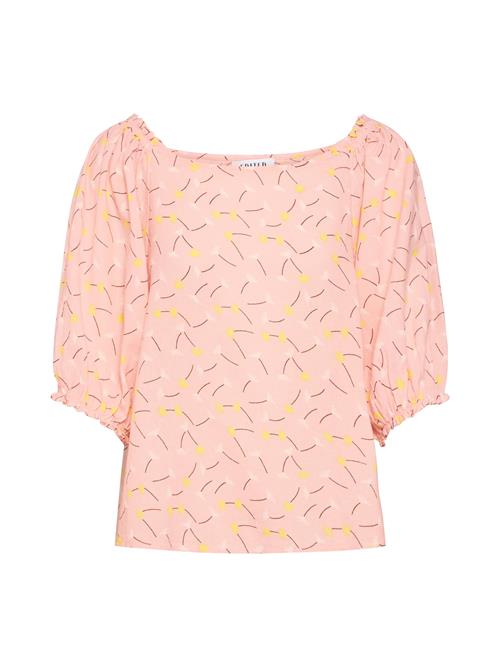 EDITED Bluse 'Rixa'  brun / gul / lyserød